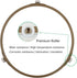 Microwave Turntable Ring,8.7 Inch Microwave Oven Tray Rotating Roller Support Ring Large Glass Plate Tray Wheel Ring(2 PCS),Roller Height 15 mm...