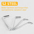 9 Pcs Hex Key Set, L Shape Metric, High Hardness, Harden CRV Steel, Size 1.5-10mm/1/16 to 3/8 Inch, Ball End Hex Allen Key Wrench Kit...