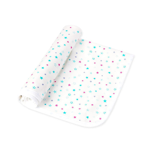 RUILI Waterproof Diaper Changing Pad for Baby, Soft Cotton Reusable Changing Pad Liner, Portable Absorbent Change Mat for Girls Boys Women (1 Pack...