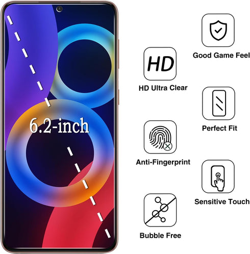 HPTech (2 Pack) Privacy Screen Protector Designed for Samsung Galaxy S21, Galaxy S21 5G Anti-Spy Tempered Glass, Anti Scratch, Bubble Free...