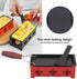 Raclette Table Grill, Portable Cheese Raclette Non-Stick BBQ Cheese Melt Pan Cheese Raclette with Foldable Handle Baking Tray Stove Set Home Kitch...