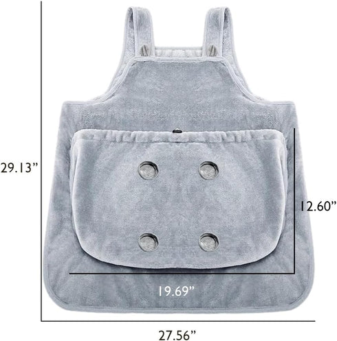 La La Pet® Adjustable Cat Apron Carrier with Holes Pet Carrier Sleeping Bag Pet Carrier Sling Cat Carrier Bag Cat Carrier Pouch for Small Sized An...