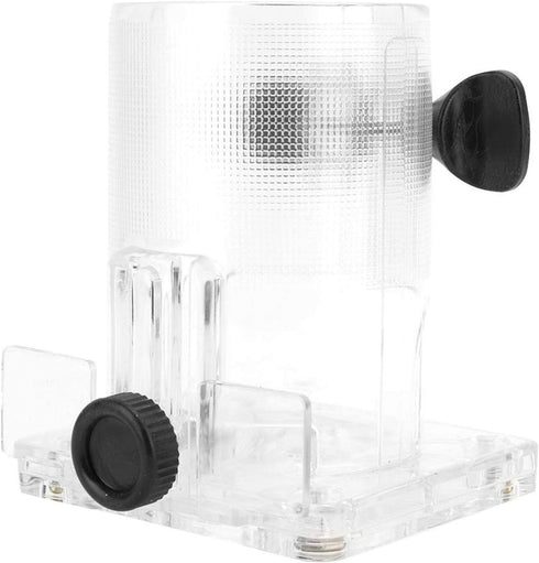 Woodworking Trimmer Router Transparent Plastic Base Power Tool Protective Accessory Base with Adjustment Knob(Thicker)...