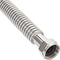 EZ-Fluid 12" x 3/4-Inch FIP x 3/4-Inch FIP, Corrugated Flexible Stainless Steel Water Heater Connector Supply Line for Female Iron Water Pipes Fit...