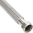 EZ-Fluid 12" x 3/4-Inch FIP x 3/4-Inch FIP, Corrugated Flexible Stainless Steel Water Heater Connector Supply Line for Female Iron Water Pipes Fit...