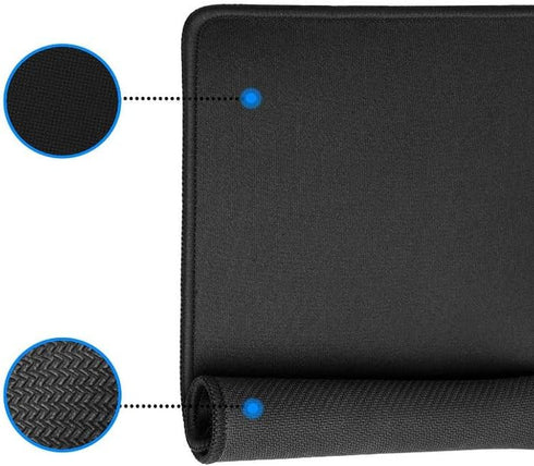 Mouse Pad Non-Slip Rubber Base Computer Mousepad, Snowy Lake Customized Square Mouse Pads for Laptop Office Home & Gaming, Superb Tracking Accurac...