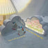 DIY Cloud Mirror Tulip Lamp, Cloud Mirror Tulip Lamp, Newest Bedroom Tulip Double Mirror Lamp, Artificial Flower Bedroom Sleep Table Lamp, Bedroom...