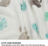 1 Pack 3 Puppy Blankets Super Soft Warm Sleep Mat Cute PAW Print Blanket Fleece Pet Blanket Flannel Throw Dog Blankets for Small Dogs Puppy Cats,G...