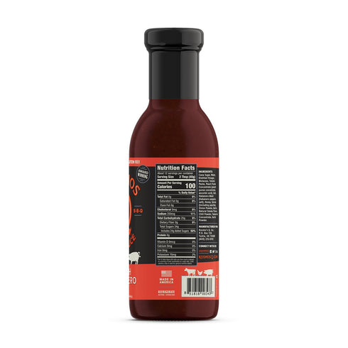 Kosmos Q Peach Habanero BBQ Sauce - 15.5 Oz Bottle for BBQ & Marinades w/ Sweet and Spicy Flavor - Thick Barbecue Sauce for Tender & Juicy Meat (P...