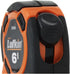 Crescent Lufkin 1/2" x 6' Mini Hi-Viz® Orange Yellow Clad Keychain Tape Measure - Counter Display - CS8506 , Black...