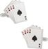 Four Aces Poker Cufflinks with Presentation Box...