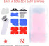 11 Piece Set ?Professional Caulking Tool Kit with Sealant Finishing Tools?Easy Silicone Caulking with Guides?Caulk Removal Tools and Fill Removal ...