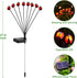 2 Pack Solar Light for Outside: Ladybug Path Lights for Pathway Yard Art Garden Decor - High Flexibility Swaying Outdoor Lights - Unique Gifts...
