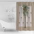 Palm Tree Shower Curtain Set with Hook 36" x 72",Tropical Summer Beach Plant Leaves Washable Cloth Polyester Fabric Shower+Curtain,Waterproof Bath...