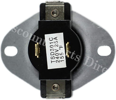 3387134 Dryer High Limit Thermostat Replacement Parts for Whirlpool Kenmore Maytag Dryer Replaces 306910, 3387134, 3387135, 3387139, WP3387134VP.