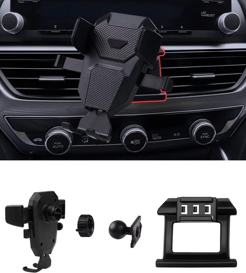 Karltys Car Phone Holder for Honda Accord 2018-2022, Cell Phone Holder Air Vent Phone Mount for Accord, Never Blocking Hands Free Thick Case Frien...