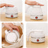Travel Collapsible Electric Kettle, Silicone Collapsible Heating Water Boiler, Portable Tea Kettle for Coffee Fast Water Boiling Pot with Separabl...