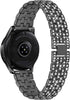 Dsytom Compatible with Samsung Galaxy Watch 42mm Band Women+ Bezel, 20mm Jewelry Watchband & Bezel Ring Cover Diamond Strap Bracelet for Galaxy Wa...