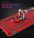 Military Grade Drop Impact for Samsung Galaxy A50 Case 360 Metal Rotating Ring Kickstand Holder Magnetic Car Mount Armor Heavy Duty Shockproof Cas...