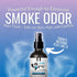 Smokers Odor Eliminating Spray Completely removes Smoke Odors. Three 4 oz bottles One Bamboo Teak, One new Sky Blue and one unscented....