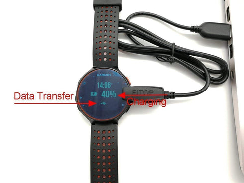 JIUJOJA 2Pack Charging Cable Compatible with Garmin Lily/Lily2/Approach S20/G10 Forerunner 235/35/64/230/630/645/645 Music/735XT/Vivomove HR Watch...