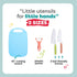 Baketivity Kid Safe Plastic Knives For Real Cooking With Cutting Board, Peeler For Kitchen - Knife Set With Blunt Tip, Dishwasher Safe, BPA Free K...