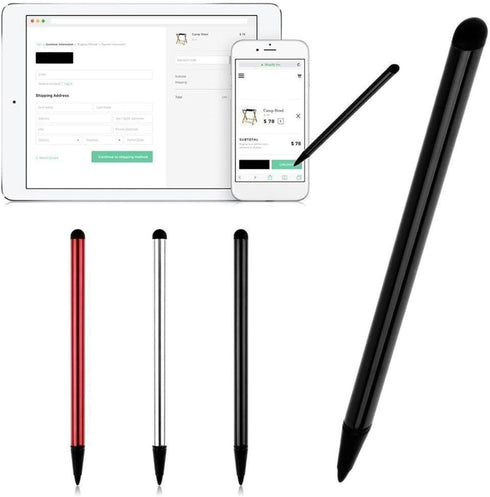 3Pcs Black?Silver and Red Universal Phone Tablet Touch Screen Pen Stylus for Android iPhone iPad Flimikun?Accessories?Stylus Pens...