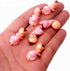 72pcs Mini Plastic Baby Favor Supplies for Baby Shower and Ice Cube Game, 1 Inch Party Cake King Cake Babies King Cake Baby (Pink)...