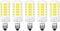 E11 LED Bulb Dimmable, 50W Equivalent, Daylight 6000K, T4 Mini Candelabra LED Bulb, E11 Base, 5W 580 Lumen, 5-Pack...