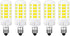 E11 LED Bulb Dimmable, 50W Equivalent, Daylight 6000K, T4 Mini Candelabra LED Bulb, E11 Base, 5W 580 Lumen, 5-Pack...