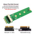 chenyang 12+16Pin MAC SSD to Motherboard M.2 NVME NGFF M-Key Convert Adapter Card for 2013 2014 2015 A1493 A1502 A1465 A1466 MAC Pro Air SSD...