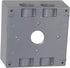 Sigma Electric, Gray, Size Sigma Engineered Solutions, 14353-5 3/4-Inch 5 Hole 2-Gang Box...