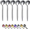 Coffee Spoons Set of 6, Kyraton Stainless Steel 5.1" Demitasse Spoons, Tiny Espresso Spoons, Small Mini Coffee Spoons, Dishwasher Safe...