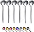 Coffee Spoons Set of 6, Kyraton Stainless Steel 5.1" Demitasse Spoons, Tiny Espresso Spoons, Small Mini Coffee Spoons, Dishwasher Safe...