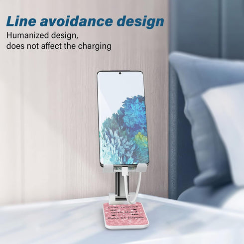 Foldable Phone Stand for Desk?Angle of View Adjustable Cell Phone Stand?Phone Holder for Desk/ipad Stand ?Suitable for iPhone, Samsung Smart Phone...