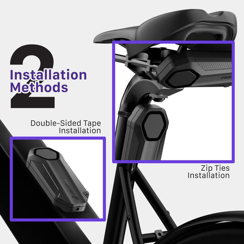 Fosmon 113db Bike Alarm with Remote, Motion Sensor Bicycle SOS Alarm, IP65 Waterproof Anti Theft Alarm System, Wireless Siren for E-Bike, Motorcyc...