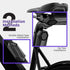Fosmon 113db Bike Alarm with Remote, Motion Sensor Bicycle SOS Alarm, IP65 Waterproof Anti Theft Alarm System, Wireless Siren for E-Bike, Motorcyc...