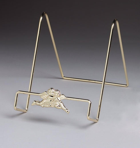 Cherub Angel Design Display Easel - Set of 3 - Highlight Small Flat Decor Items - 6" H - Decorating Accessory...