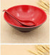 JapanBargain 4623, Chinese Soup Spoons with Hook Japanese Soup Spoons Wonton Soup Spoons Rice Spoons Pho Spoons Ramen Soup Spoons Dinner Spoons, B...