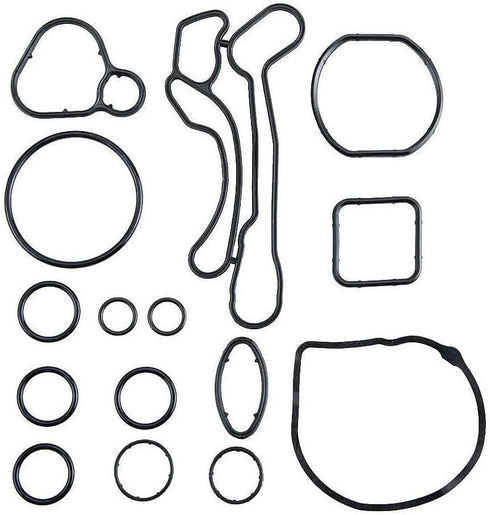 Ensun Engine Oil Cooler Gasket Seal O-Ring Compatible with Cruze Aveo Sonic 1.6L / 1.8L only - Total 15 PCS 55353331, 55354071, 926-167...