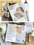 90 PCS Aged Paper Stickers Antique Looking in Vintage Paper Classic Design with Old Fashion Faux Parchment Paper Looking-Vintage Writing Paper Sti...