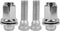 4PCS M12x1.50 Chrome Wheel Lug Stud Nut Set Compatible with Toyota Corolla Camry 4Runner Land Cruiser RAV4 Avalon Sienna Lexus GS350 GX460 ES300 S...