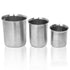 Stainless Steel Beaker with Rim - Low-Form Beakers for Science - Industrial-Grade Chemistry Lab Equipment, High Heat Tolerance - Scientific Labora...