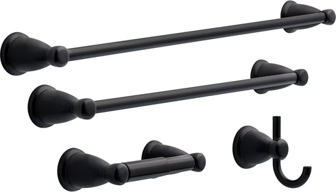 Franklin Brass KIN46-MB Kinla Towel Ring, Matte Black...