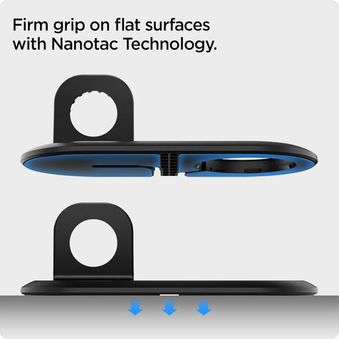 Spigen Mag Fit Duo Designed for MagSafe Charger Stand Charging Pad Case for iPhone 16, 15, 14, 13, 12 Models/Apple Watch All Series/Airpods - Blac...