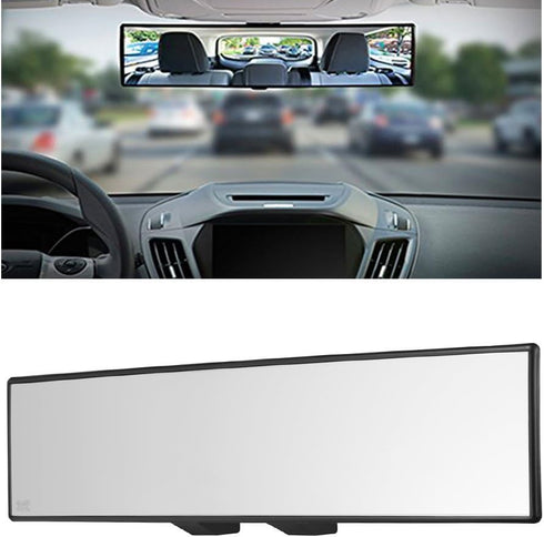 Car Rearview Mirrors,Yoolight Car Universal 12'' Interior Clip On Panoramic Rear View Mirror Wide Angle Rear View Mirror (12"L x 2.8" H)...