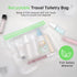 RealPlus 3pack TSA Approved Toiletry Bag, Quart Size Clear Travel Toiletry Bag, Triple-sealed Seam Leakproof Clear Cosmetic Bag for Liquids & Make...