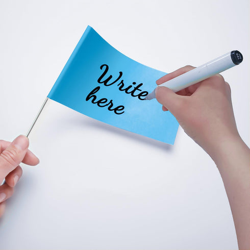 Zozen 50Pack Marking Flags, Blue Marker Flags | 15x4x5 Inch, Yard Flags Marking, Lawn Flags Markers, Irrigation Flags, Landscape Flags, Sprinkler ...