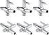 Pawfly 6 PCS 1-Way Aquarium Air Flow Control Lever Straight Valve Distributor Splitter for Fish Tank...