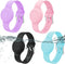 Waterproof Airtag Bracelet for Kids, Silicone Wristband Compatible with Apple Air Tag Hidden Holder Case, GPS Tracker Anti-Lost Adjustable Airtag ...